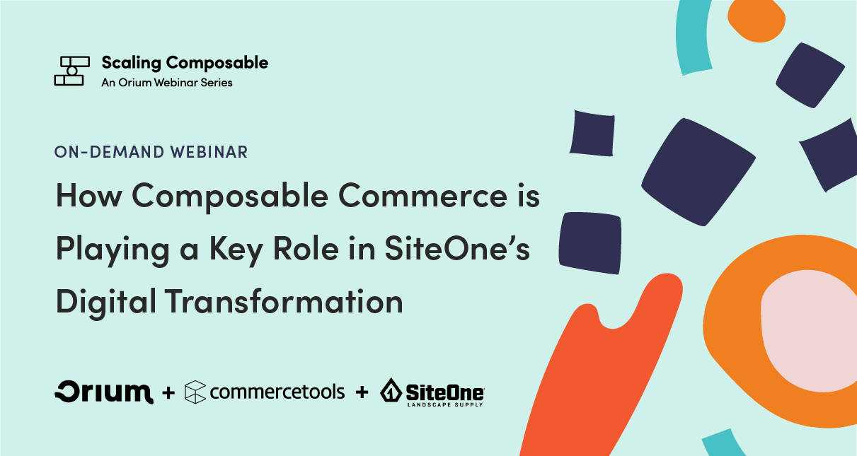Graphic that reads Composable Commerce